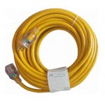 ZLE12350L 50ft. 12/3 SJTW Heavy Duty Extension Cord with Lighted End, Yellow