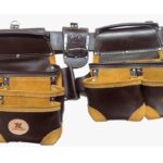 20-112 Heavy Duty Leather Framer Tool Bag Set, Brown