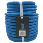 15-135 0.55in. x 125ft. Double Braid 8400 Lbs Breaking Strength No-Stretch Rope, Blue