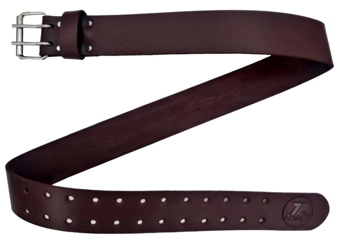 20-291 2in. Heavy Duty Preminum Quality Top grain Leather Work Belt, Cherry