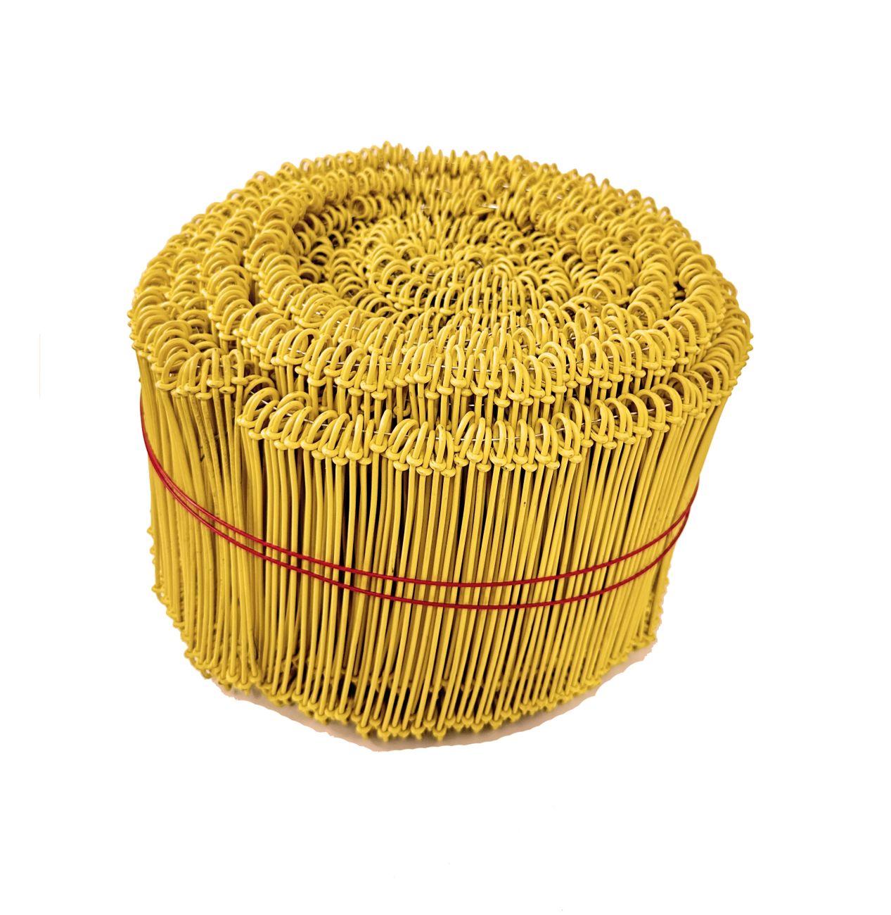 23-269 6in. 16 Gauge 1000 Pc. Yellow PVC Coated Double Loop Reinforcement Cable Rebar Wire Ties