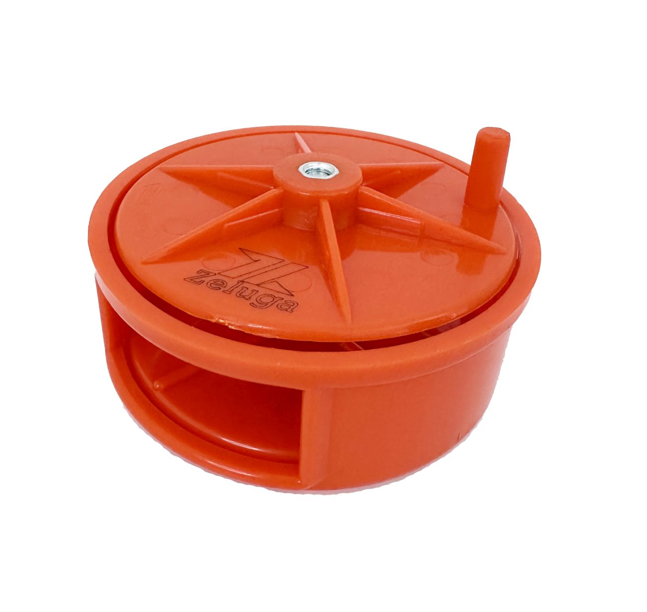 23-271 Sturdy Plastic for Both Left and Right Hand with Belt Loop Holder and Rewind Knob Tie Wire Reel, Red