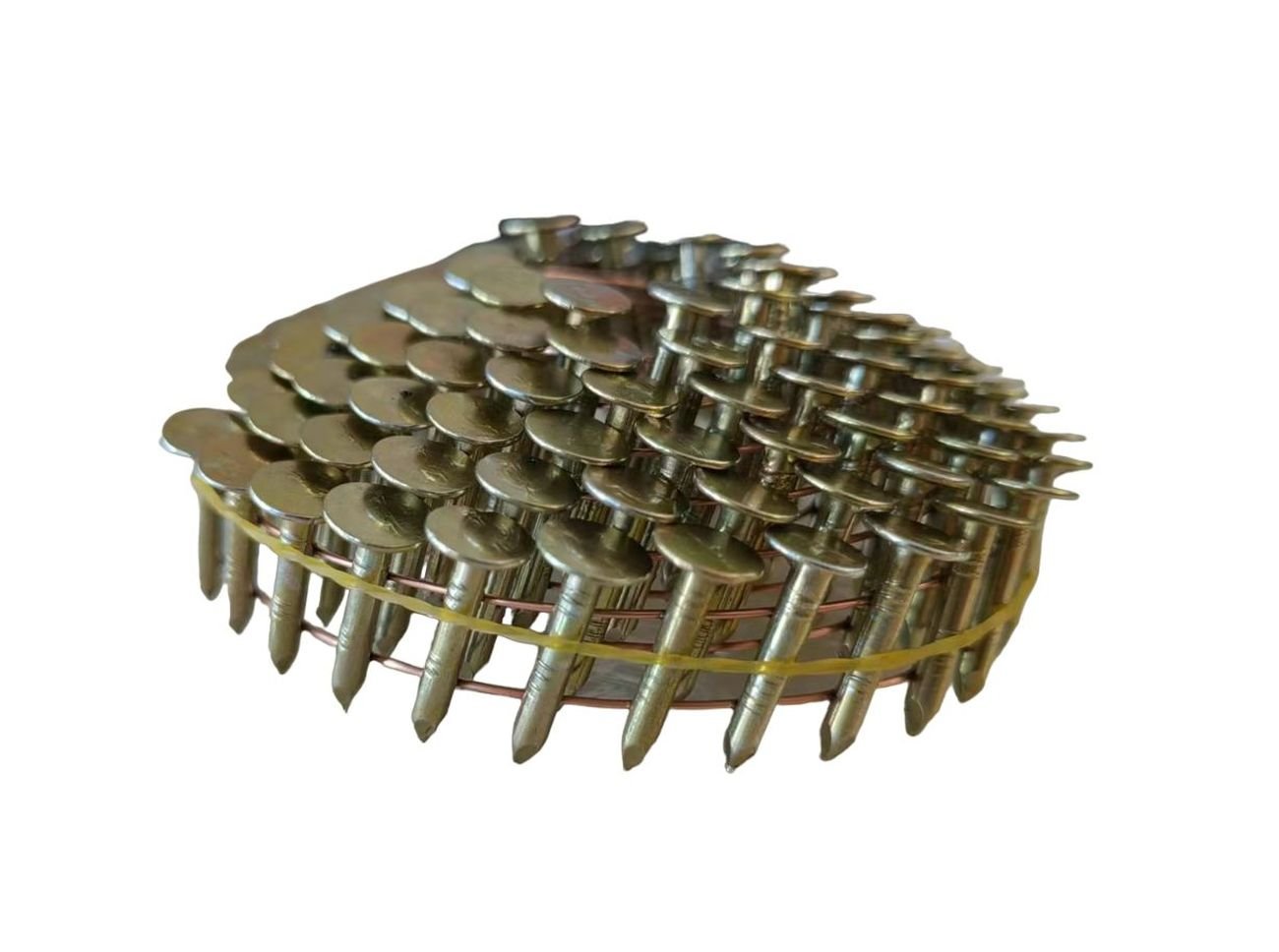 thumbnail image 2 of B&C Eagle Electrogalvanized Coil Roofing Nails - 1-Inch X .120 Smooth Shank, 1,080 Nails Per Box 2 of 6