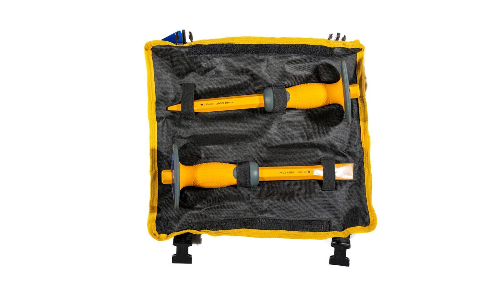 25-384 12 inch Heavy Duty Hex Pointed Head and Flat Head Chisel with ...