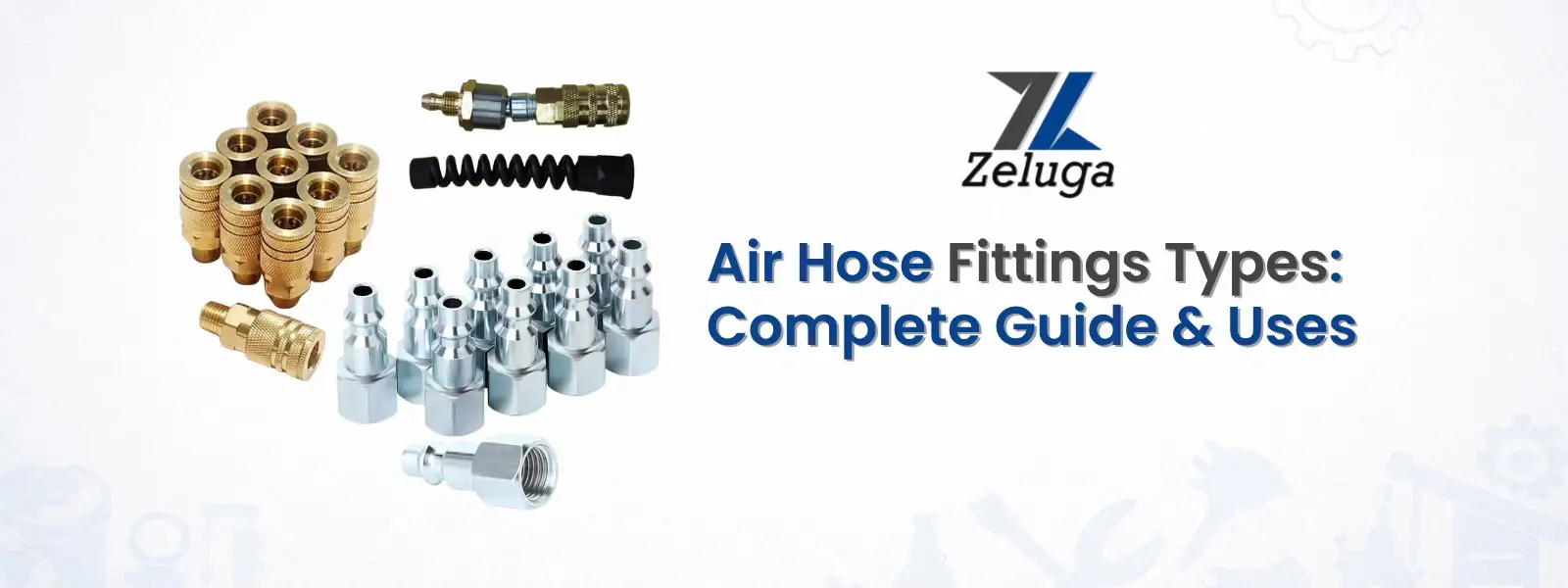 Air hose fittings types used in compressed air systems